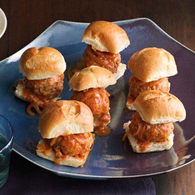 Sweet & Sour Meatball Sliders