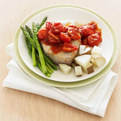 Tuna With Fresh Cherry Tomato Sauce
