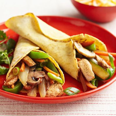 Turkey-Vegetable Fajitas
