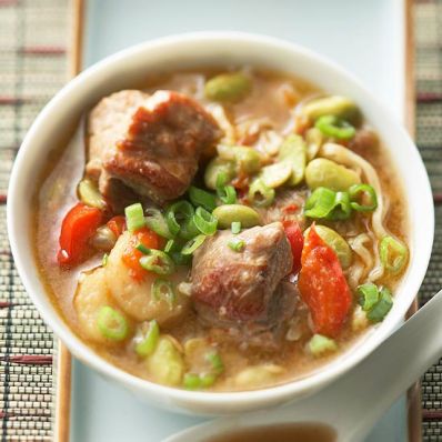 Pork and Edamame Soup
