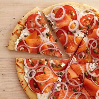 Smoked Salmon Breakfast Pizza