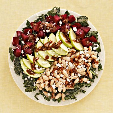 Roasted Beet, Apple and White Bean Salad