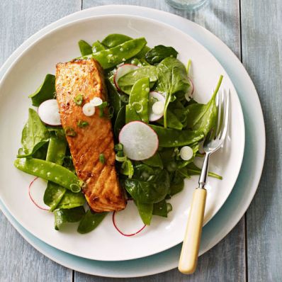 Miso-Glazed Salmon Salad