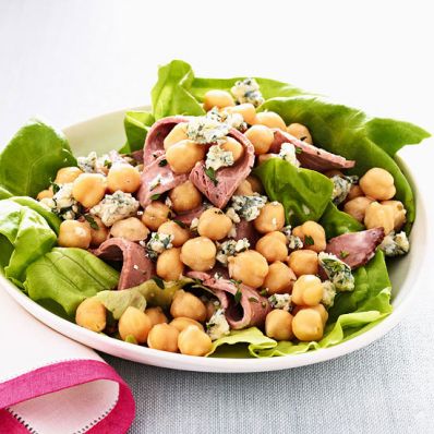 Beef and Chickpea Toss