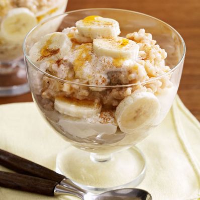 Slow-Cooker Oatmeal-Banana Maple Parfaits