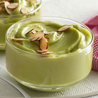 Almond-Avocado Pudding
