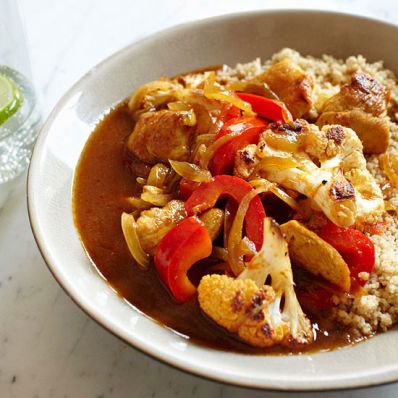 Sweet and Spicy Chicken and Cauliflower Curry