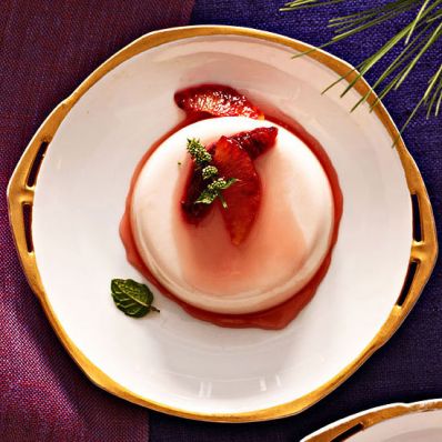 Blood Orange Panna Cotta