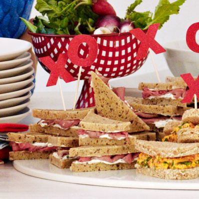 Roast Beef Tea Sandwiches