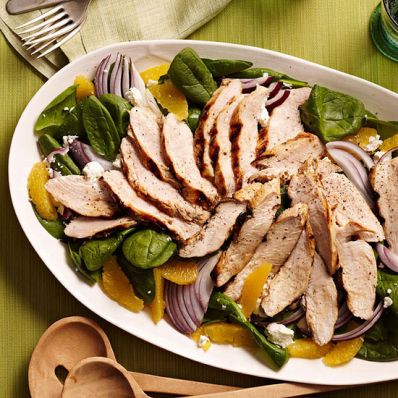 Spinach, Orange and Chicken Salad