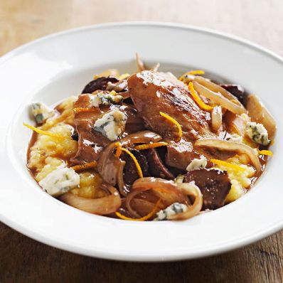 Chicken with Figs and Blue Cheese