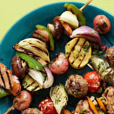 Chimichurri Vegetable Skewer