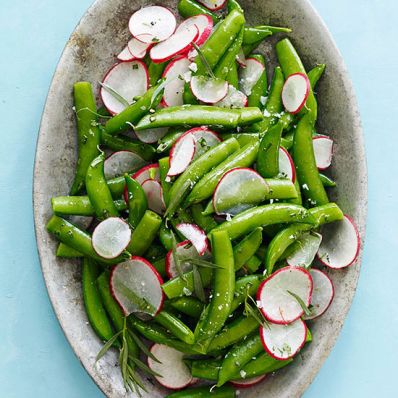 Snap Peas and Radishes
