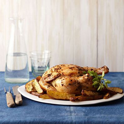Roasted Chicken and Greek-Style Potatoes