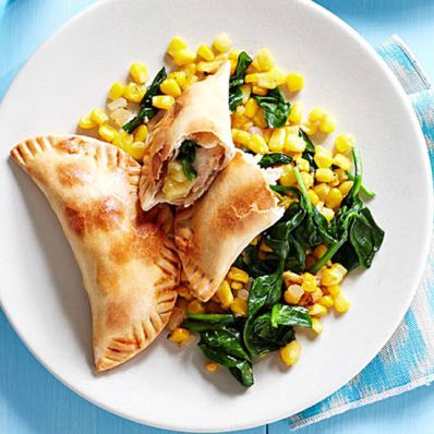 Chicken, Apple and Spinach Empanadas