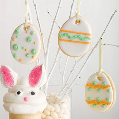 Egg Cookie Ornaments