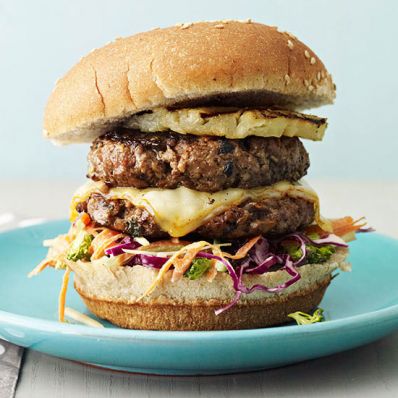 Double-Decker Teriyaki Burgers