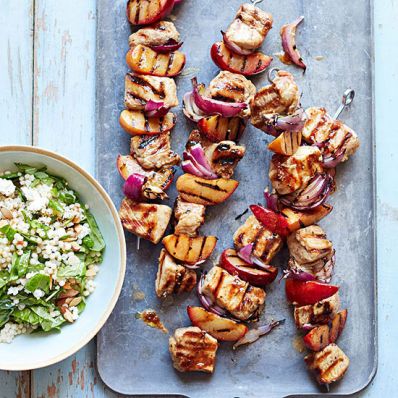 Pork and Plum Skewers