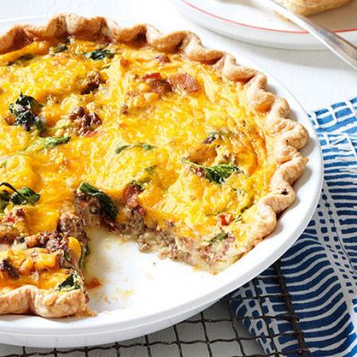 Bacon Cheeseburger Quiche