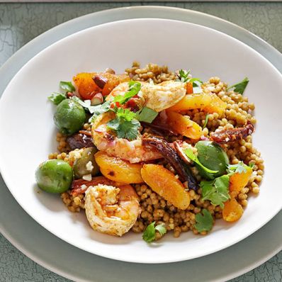 Moroccan Shrimp and Couscous