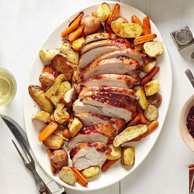 Cranberry-Glazed Turkey Breast