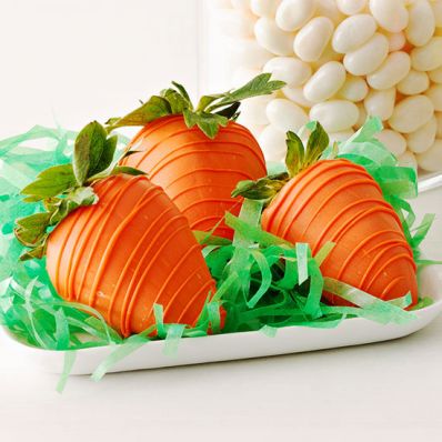 Dipped Strawberry Carrots