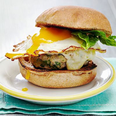 Chicken-and-Egg Burgers
