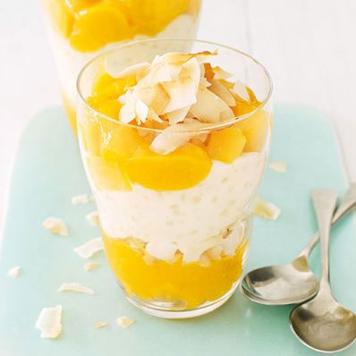Coconut-Mango Tapioca Pudding