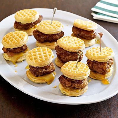 Mini Chicken and Waffles