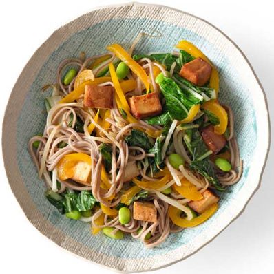 Teriyaki Tofu and Soba Bowl