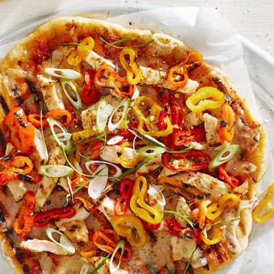 Grilled Chicken Peperonata Pizza