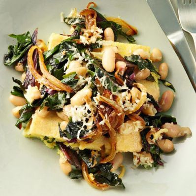 Rainbow Chard & White Bean Casserole