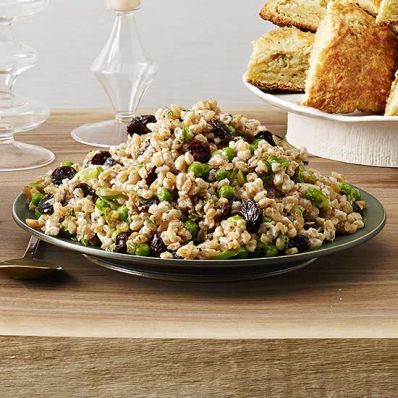 Lemon Farro with Peas