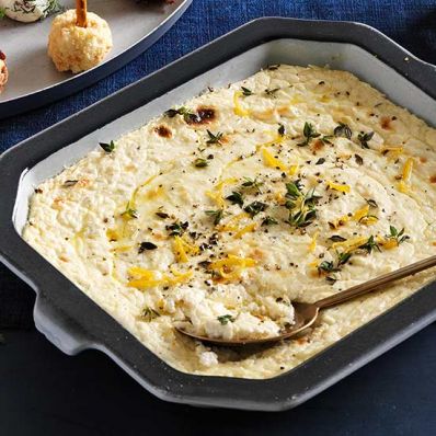 Lemony Baked Ricotta