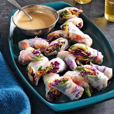 Shrimp and Veggie Rolls
