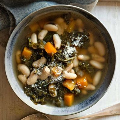Smoky White Bean and Winter Vegetable Soup
