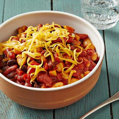 Slow Cooker 3-Bean Chili