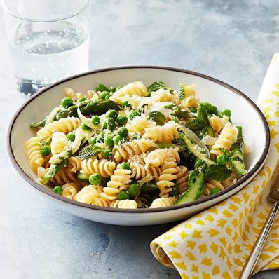 Spring Vegetable Pasta with Lemon and Parmesan