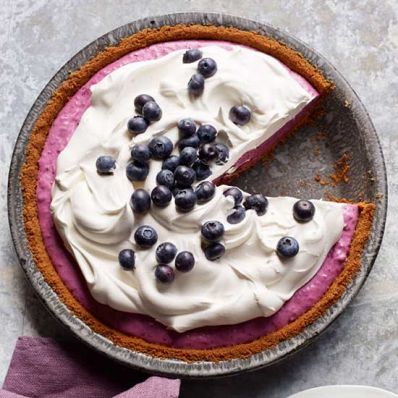 Blueberry Icebox Pie