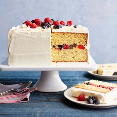 Lemon-Berry Layered Cake