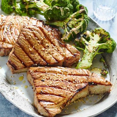 Sesame Tuna and Broccoli
