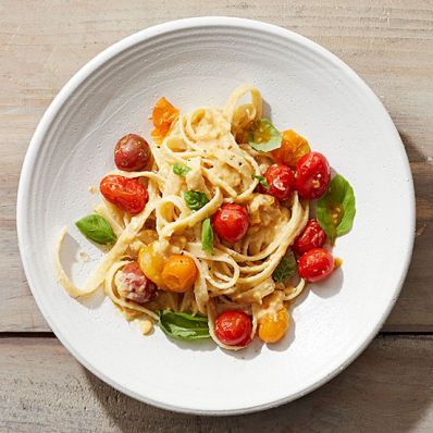 Corn and Ricotta Pasta
