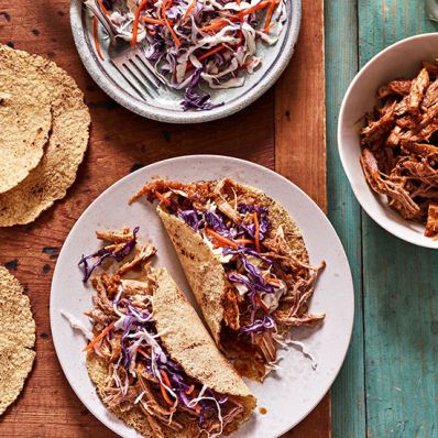 Pork Tacos with Spicy Slaw