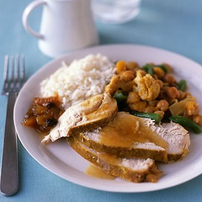 Slow-Cooker Turkey and Curried Vegetables