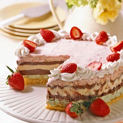 Berry Ice-Cream Torte
