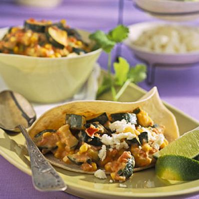 Mexican-Style Zucchini Tacos