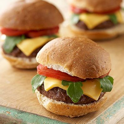 Mini Cheddar Burgers