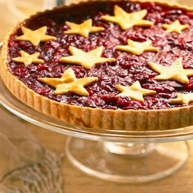 Cranberry-Apricot Tart