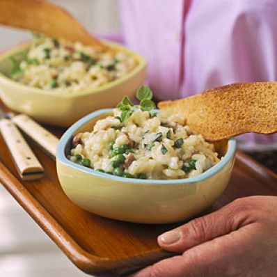 Risotto With Peas And Prosciutto