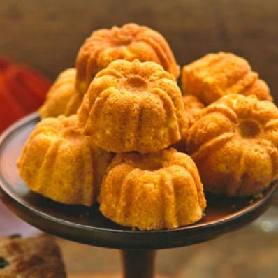 Peach Corn-Bread Muffins